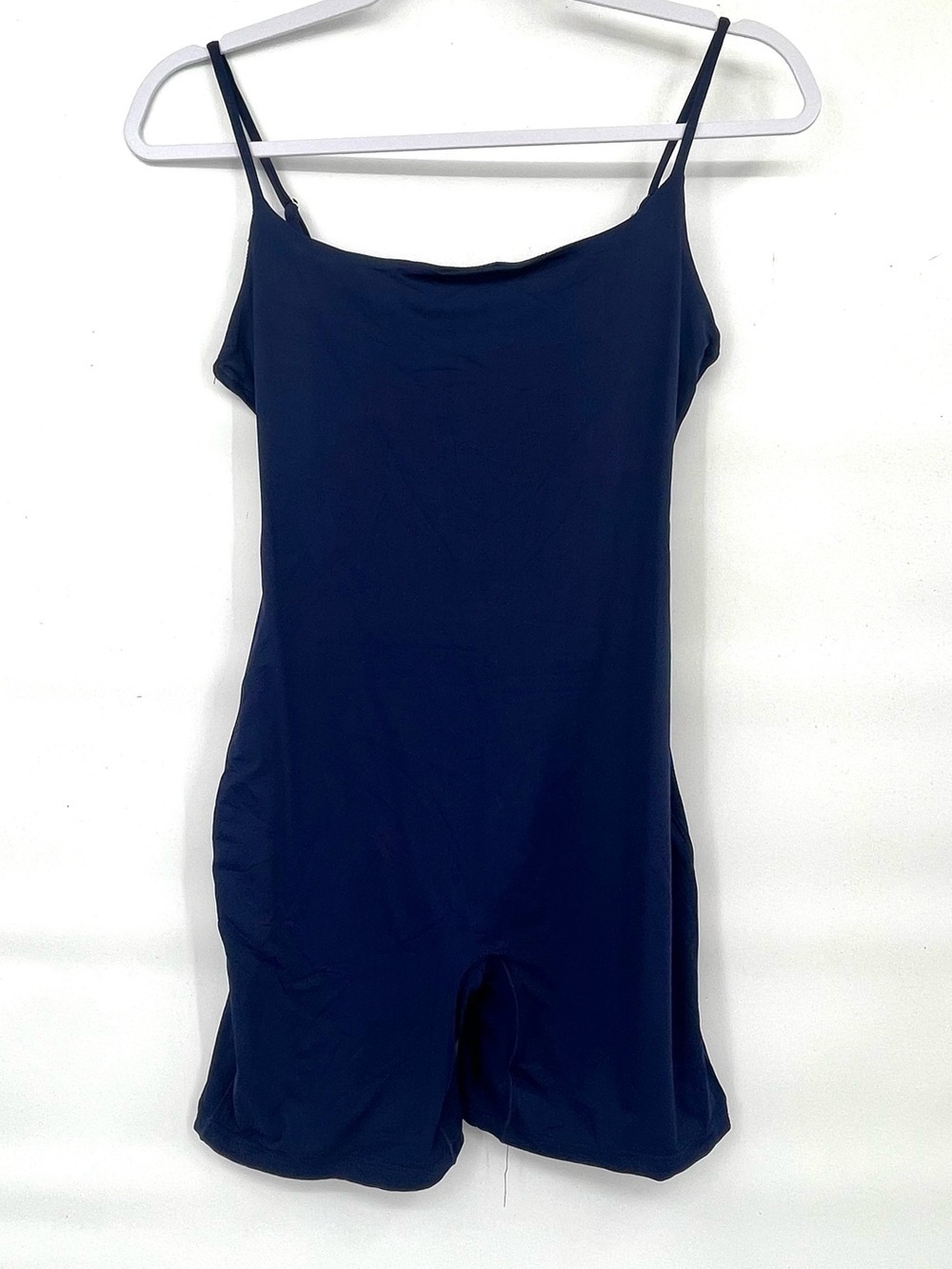 HYZ NWOT navy blue smoothing athletic romper